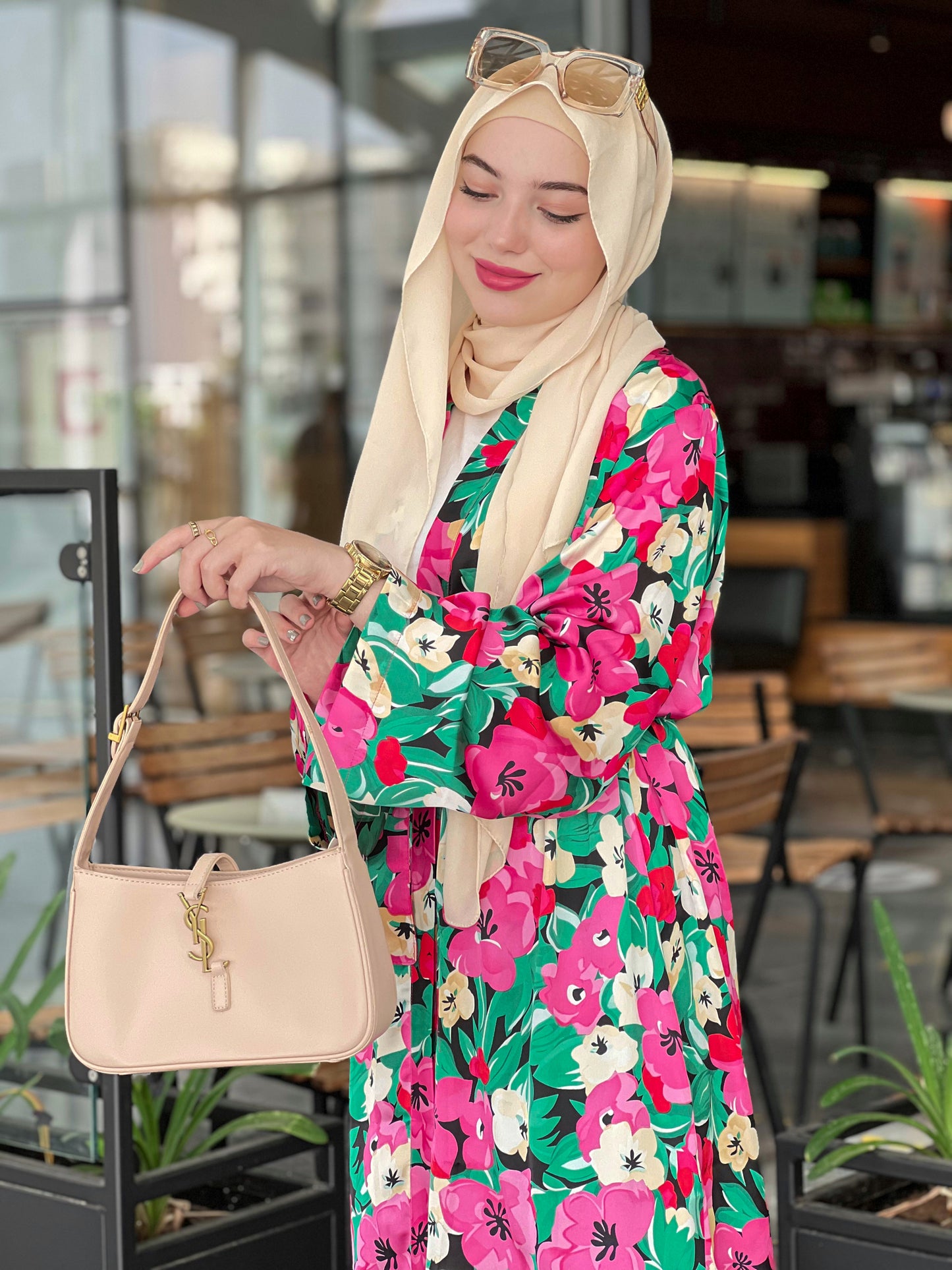 Kimono & pantalon lilya rose