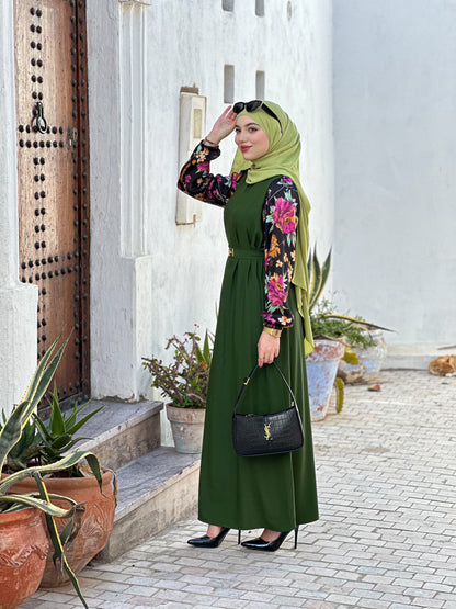 Robe rose  Verte