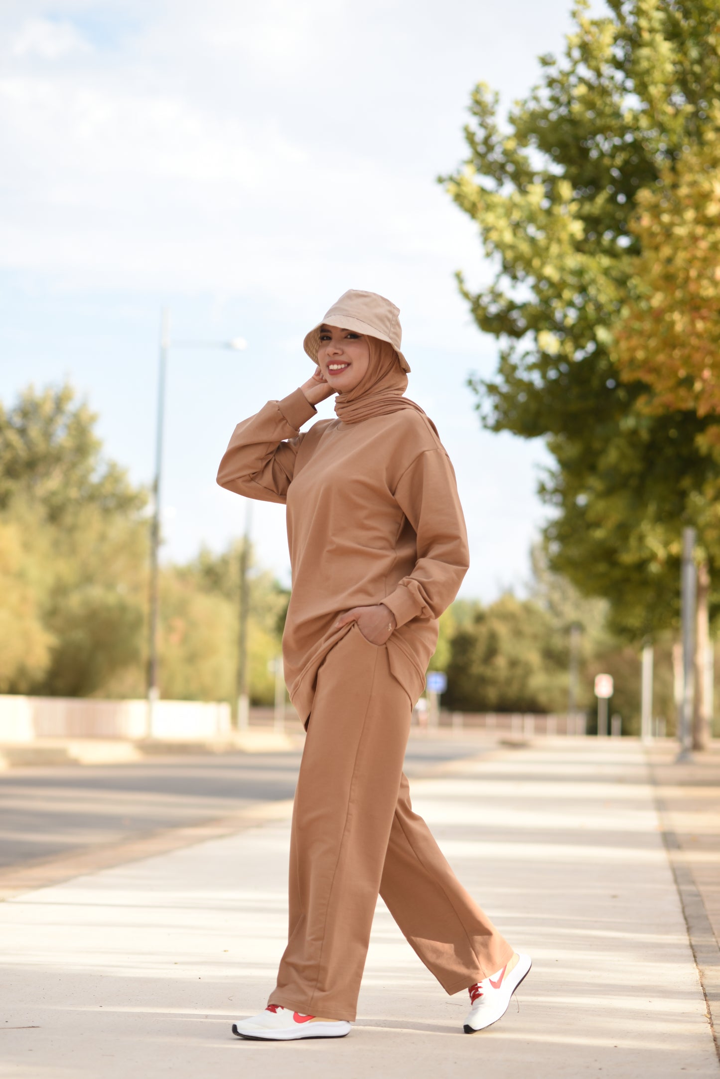 Sweat &jogging  oversize  Camel