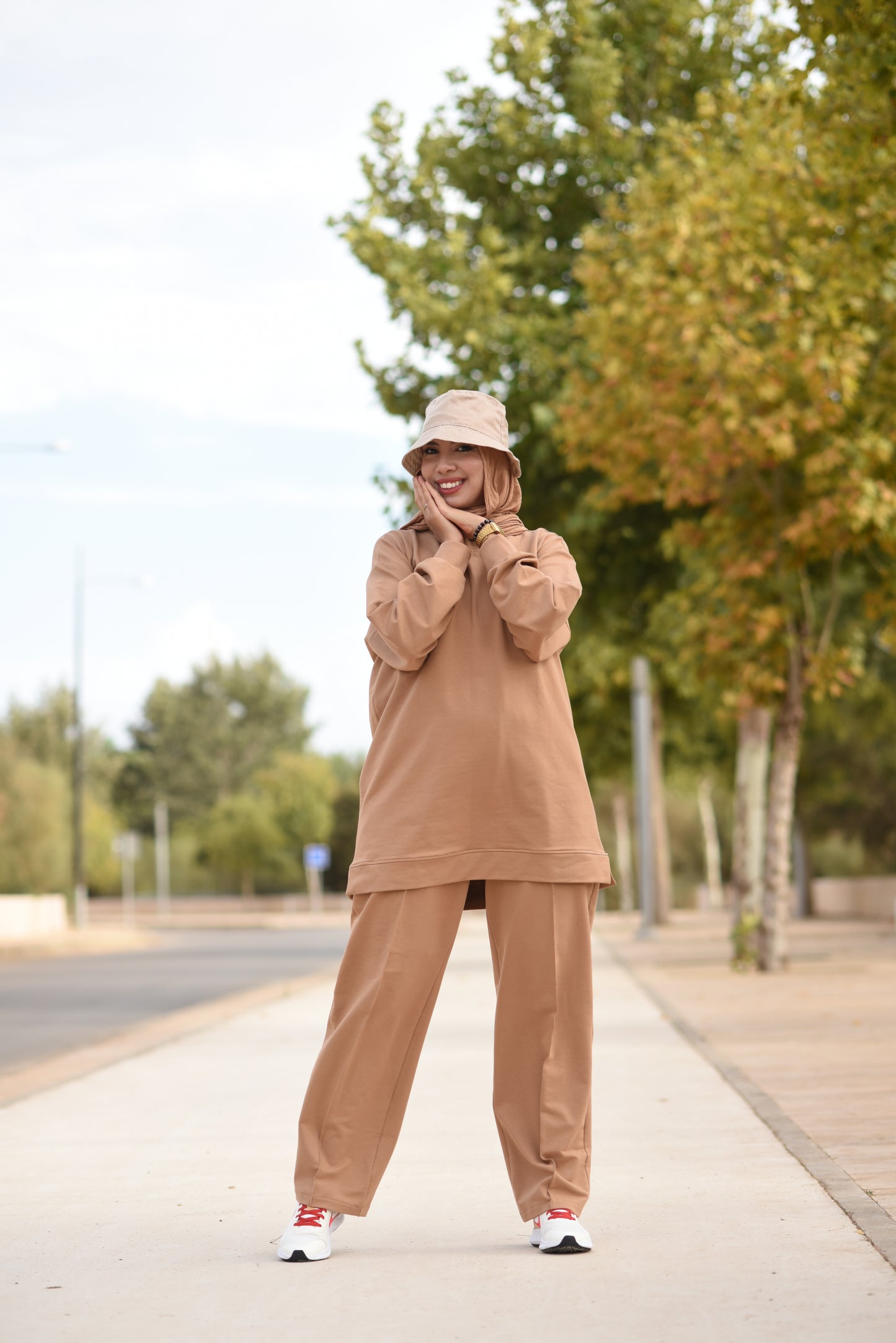 Sweat &jogging  oversize  Camel