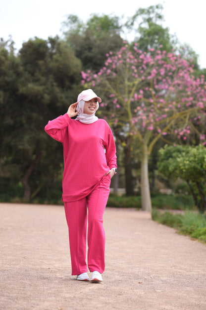 Sweat  & jogging  fushia