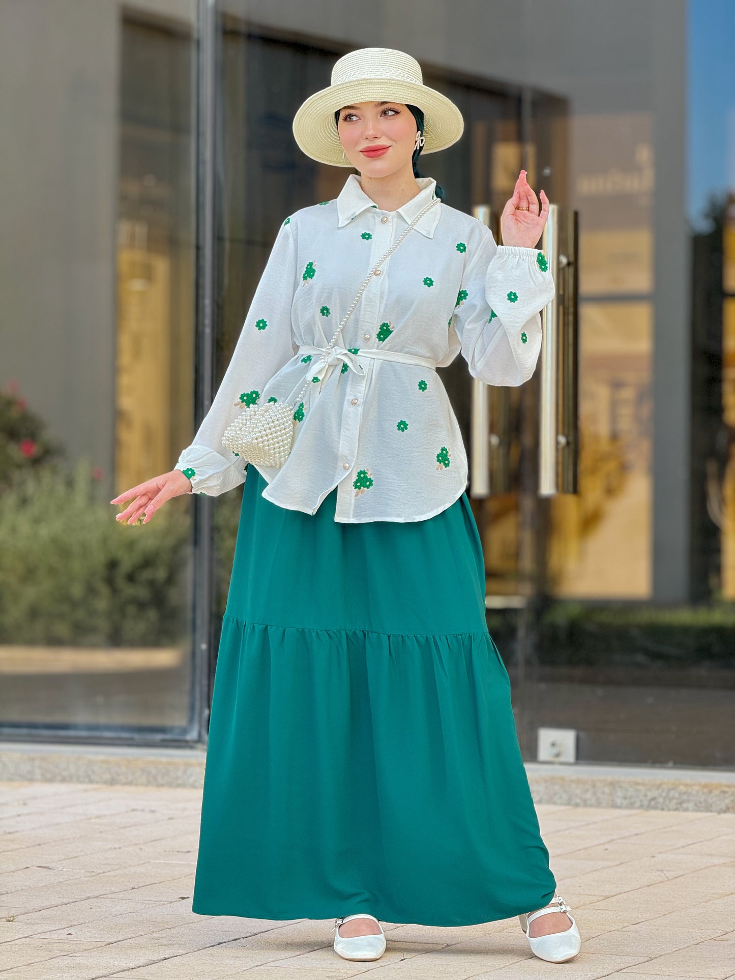 Ensemble  warda vert