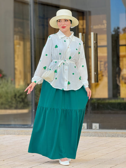 Ensemble  warda vert