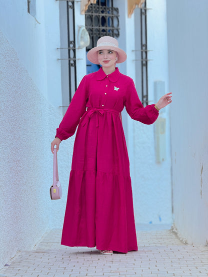 Robe zomorod fushia