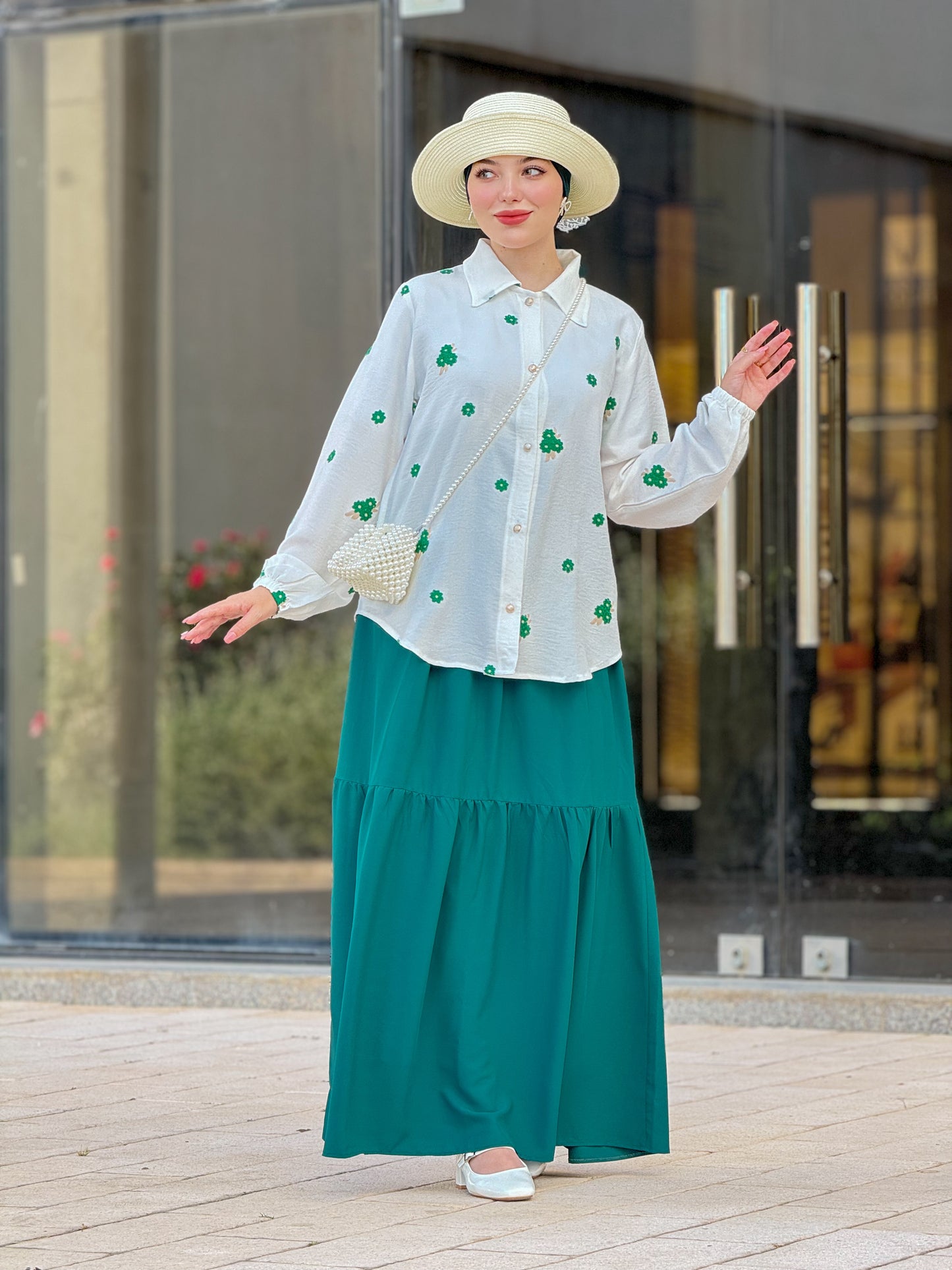 Ensemble  warda vert