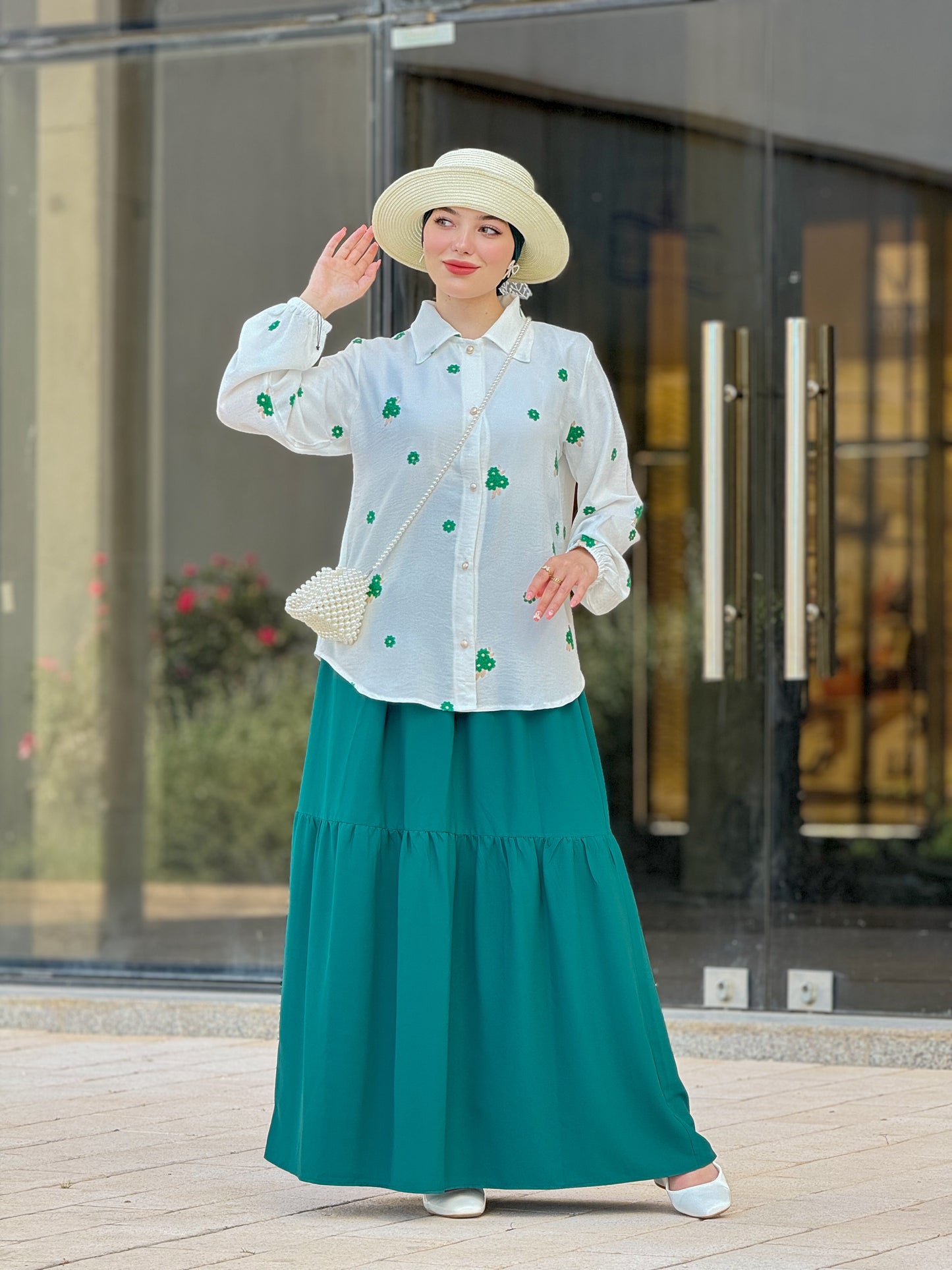 Ensemble  warda vert