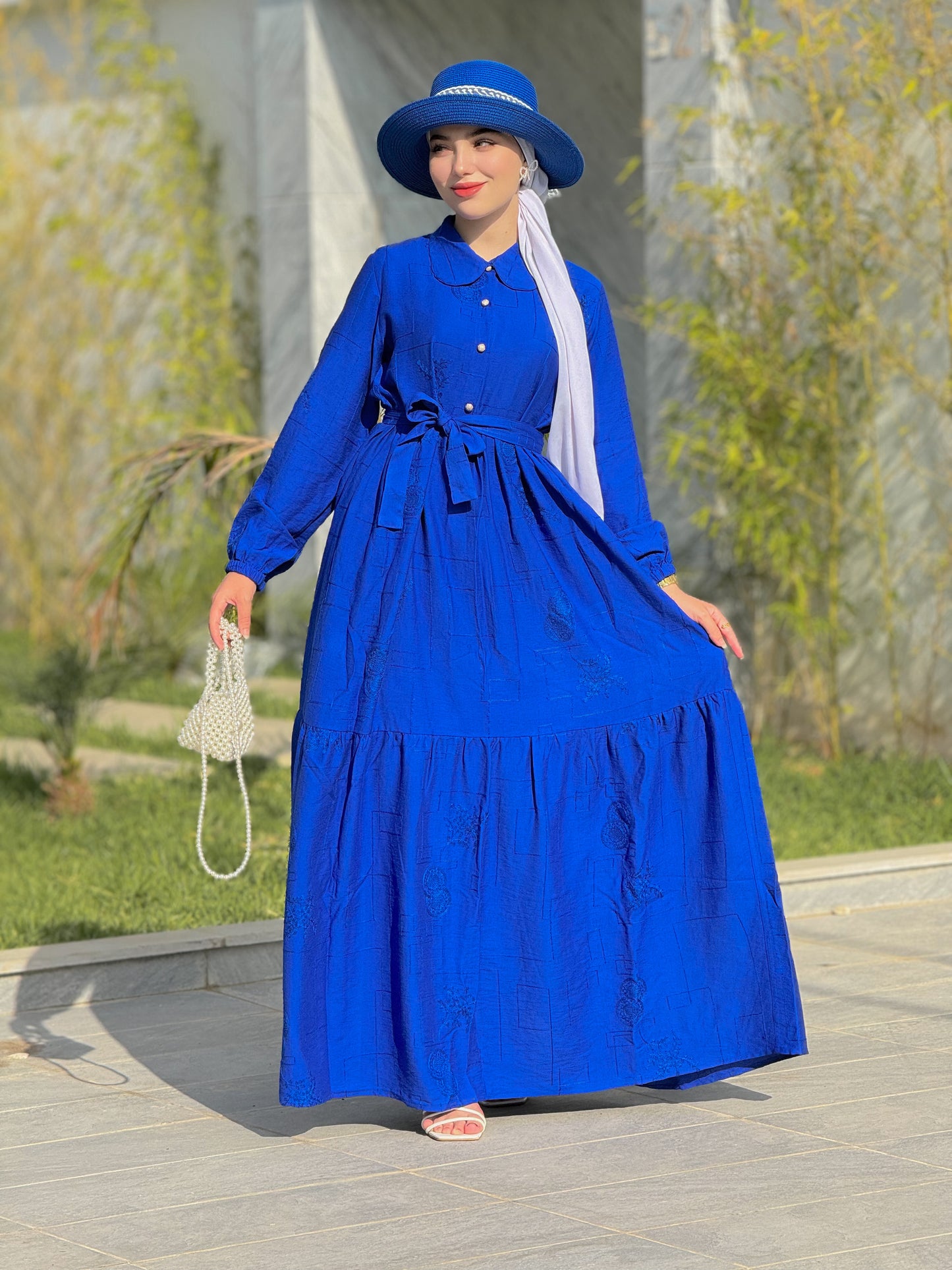 Robe zomorod bleu