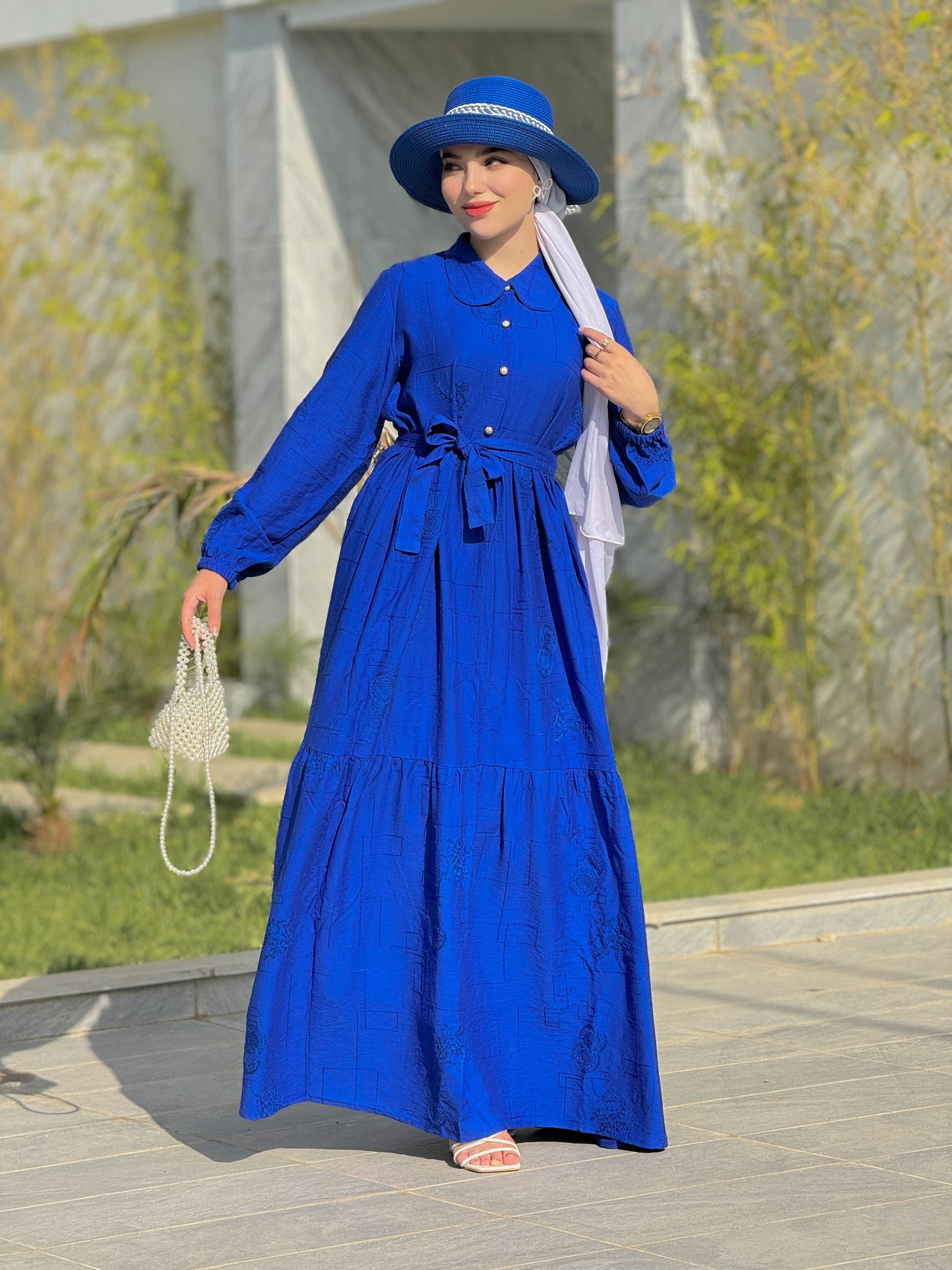 Robe zomorod bleu